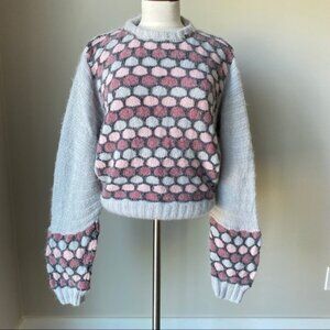 PURL One Hand Knit Lambswool Angora Sweater Womens One Size (S M) Australia